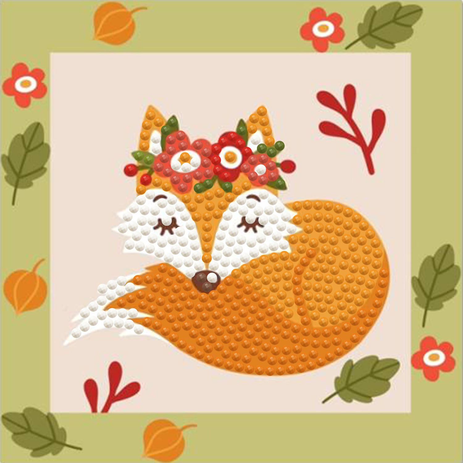 Forest Fox Standing Card