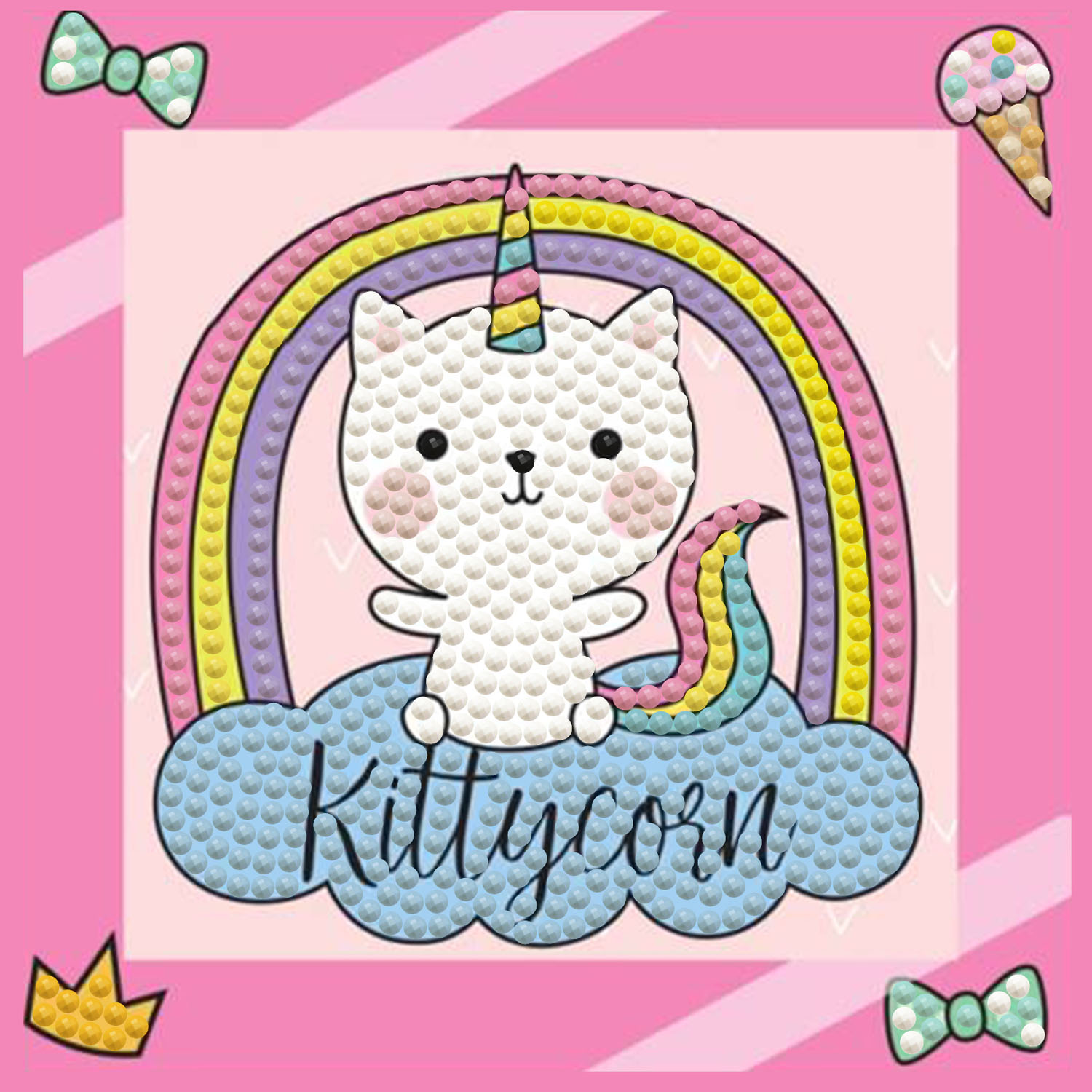 Kittycorn Standing Card