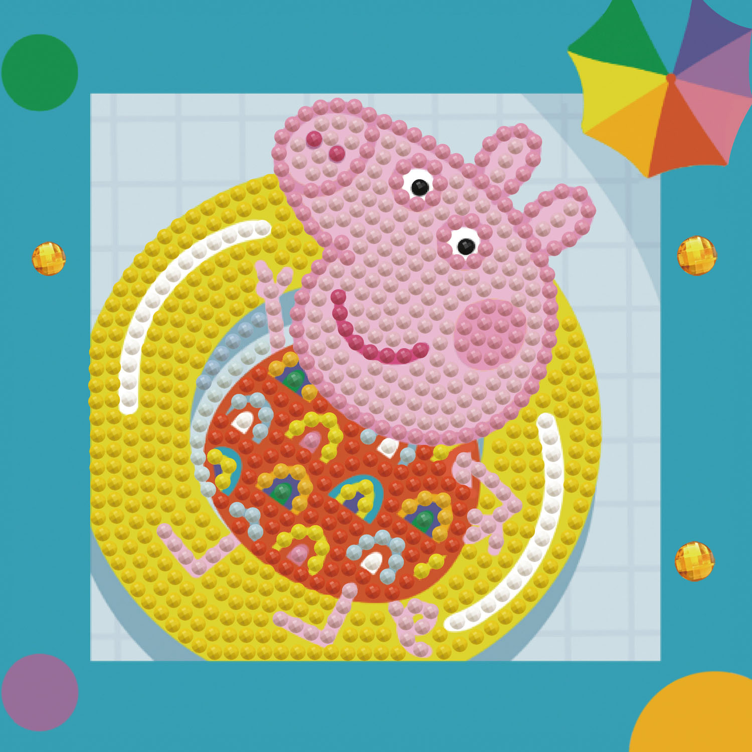 Always Chillin Peppa Pig  Standing Card