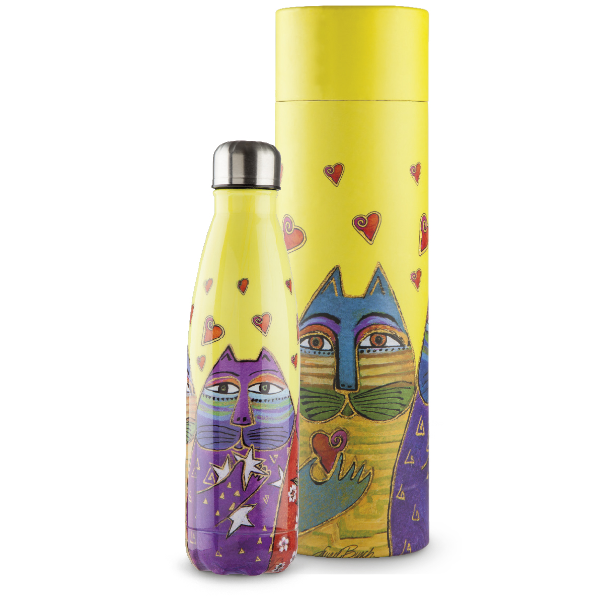 WATER BOTTLE  L.B. YELLOW  ML.500