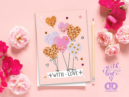 Greeting Cards Love Balloons