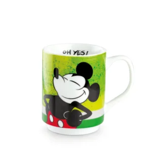 STACKABLE MUG  MICKEY I AM GREEN ML.350