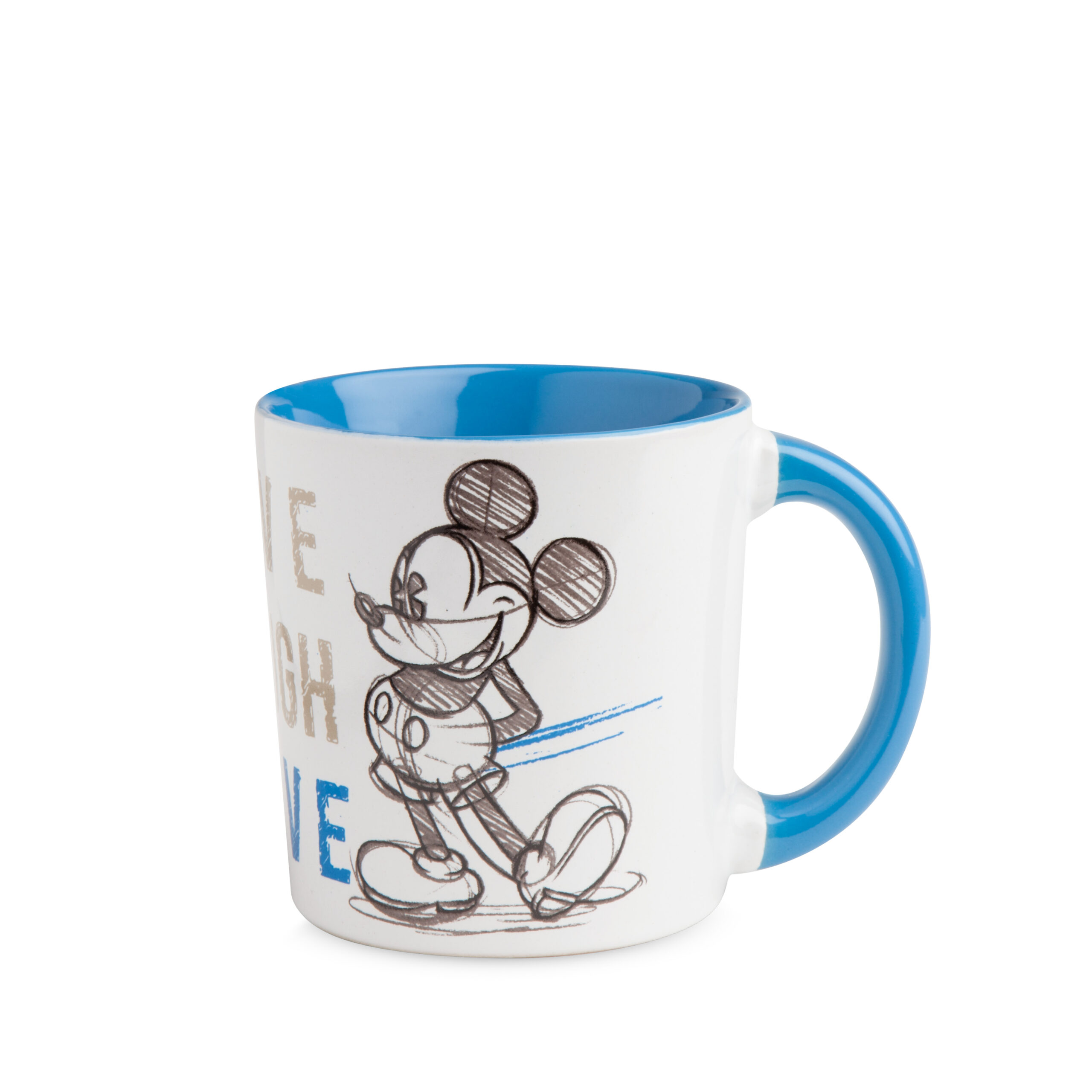 MUG MICKEY LIVE LAUGH LOVE BLUE  ML.390