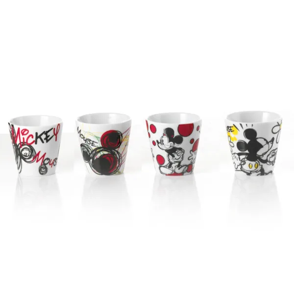 SET 4 ESPRESSO SHOTS MICKEY