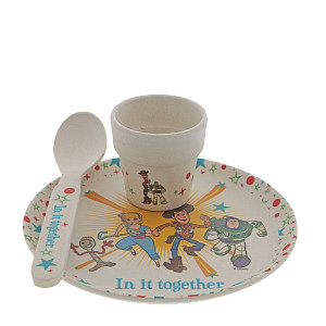 Toy Story 4 Bamboo Egg Cup Dinner Set 13 cm