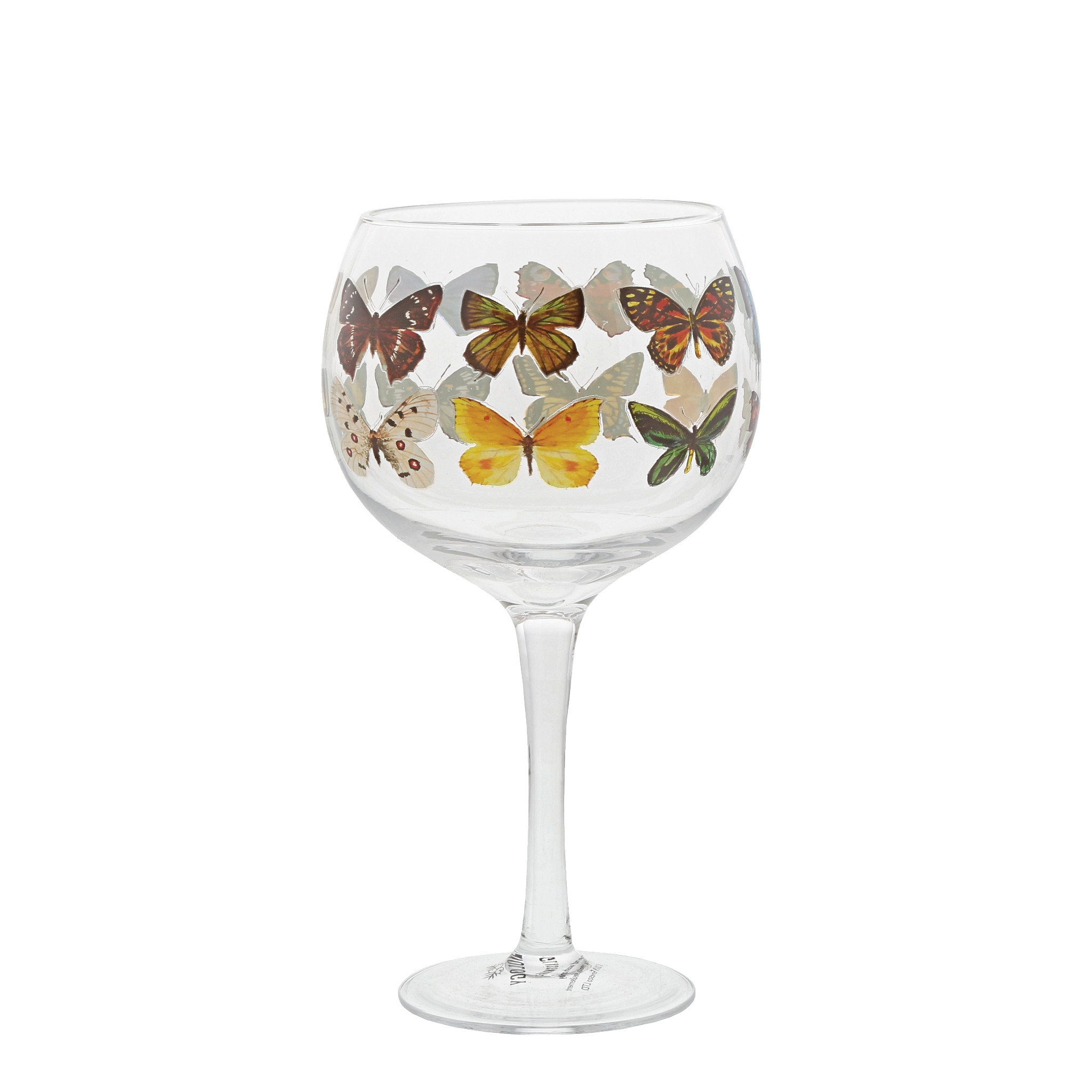 Butterflies Copa Glass 20 cm