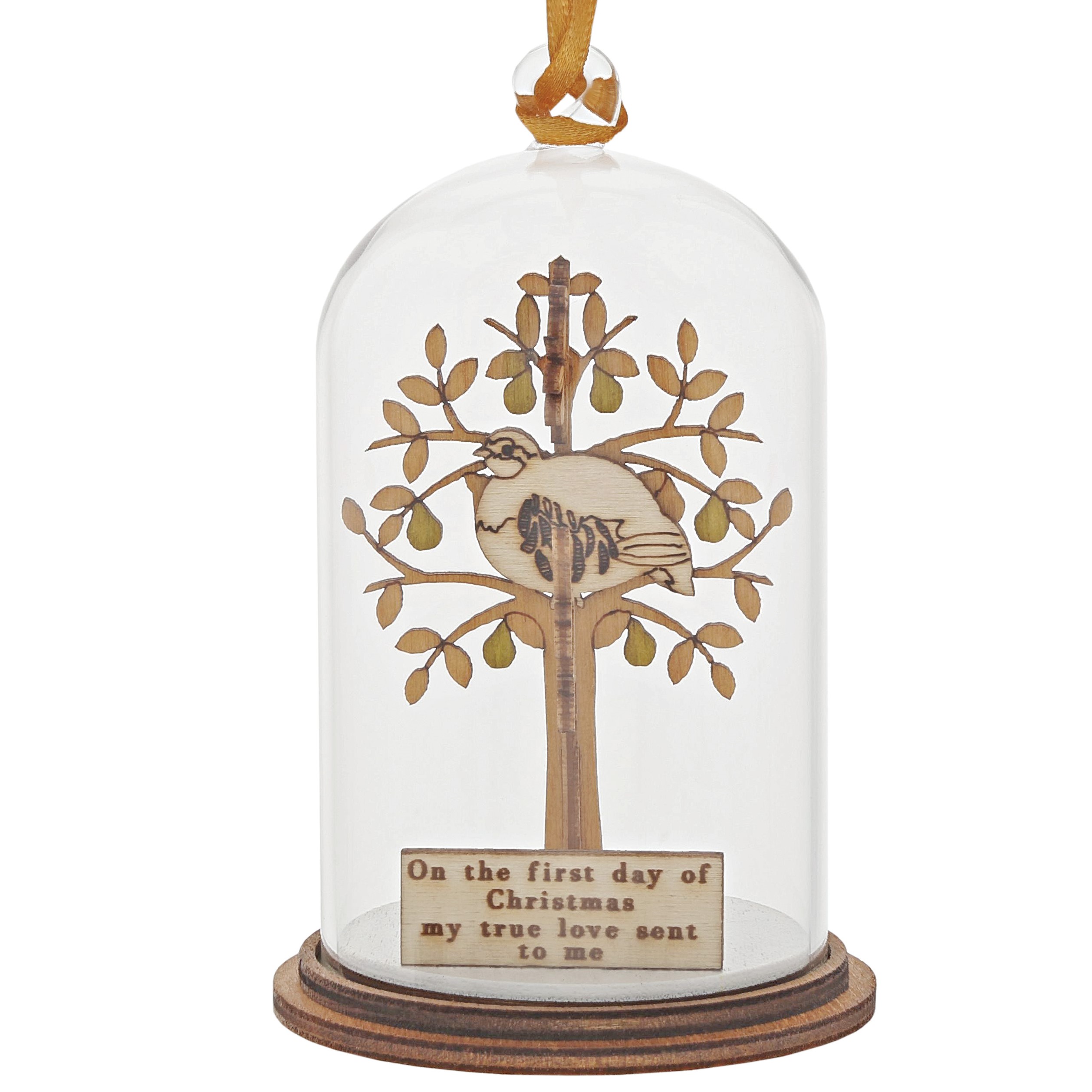 Partridge In A Pear Tree Hanging Ornament 8