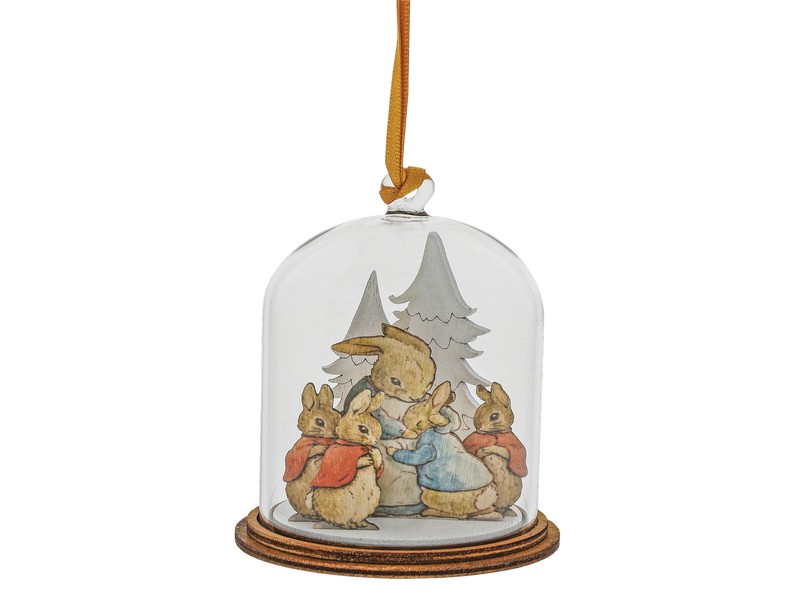 Peter Rabbit™  and Family Wooden Hanging Ornament