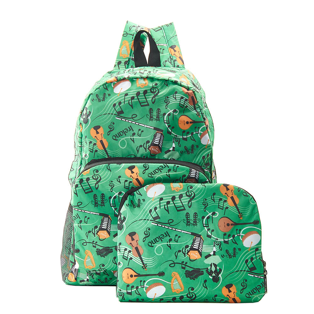 Green Irish Music Backpack