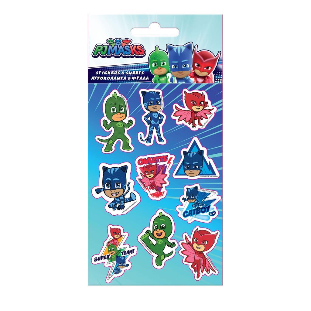 ΑΥΤΟΚΟΛΛΗΤA PJ MASKS 8X12 5ΦΥΛΛΑ