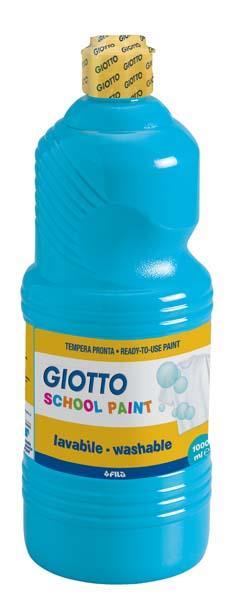 ΤΕΜΠΕΡΑ ΜΠΛΕ CYAN 1000ml ΣΧΟΛΙΚΗ GIOTTO