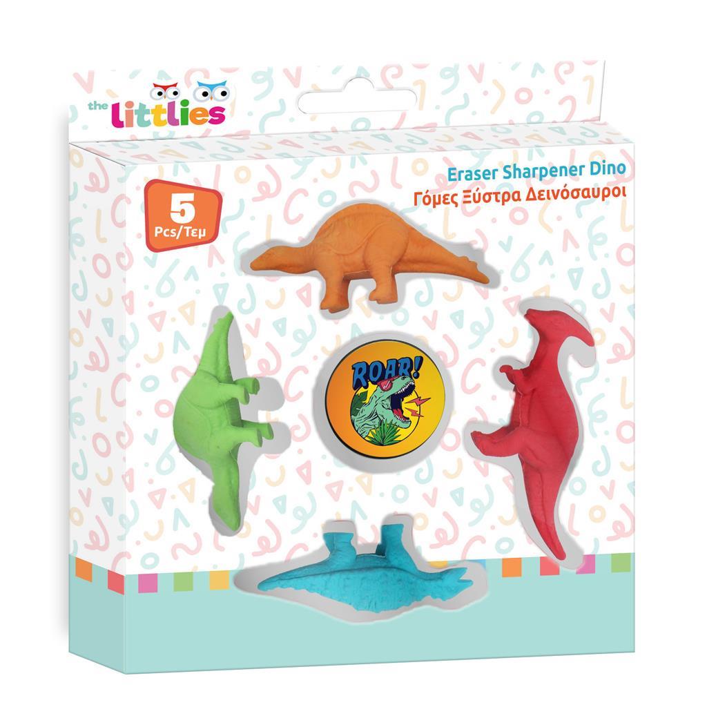 ΓΟΜΑ ΞΥΣΤΡΑ DINO ΣΕΤ 5ΤΕΜ THE LITTLIES