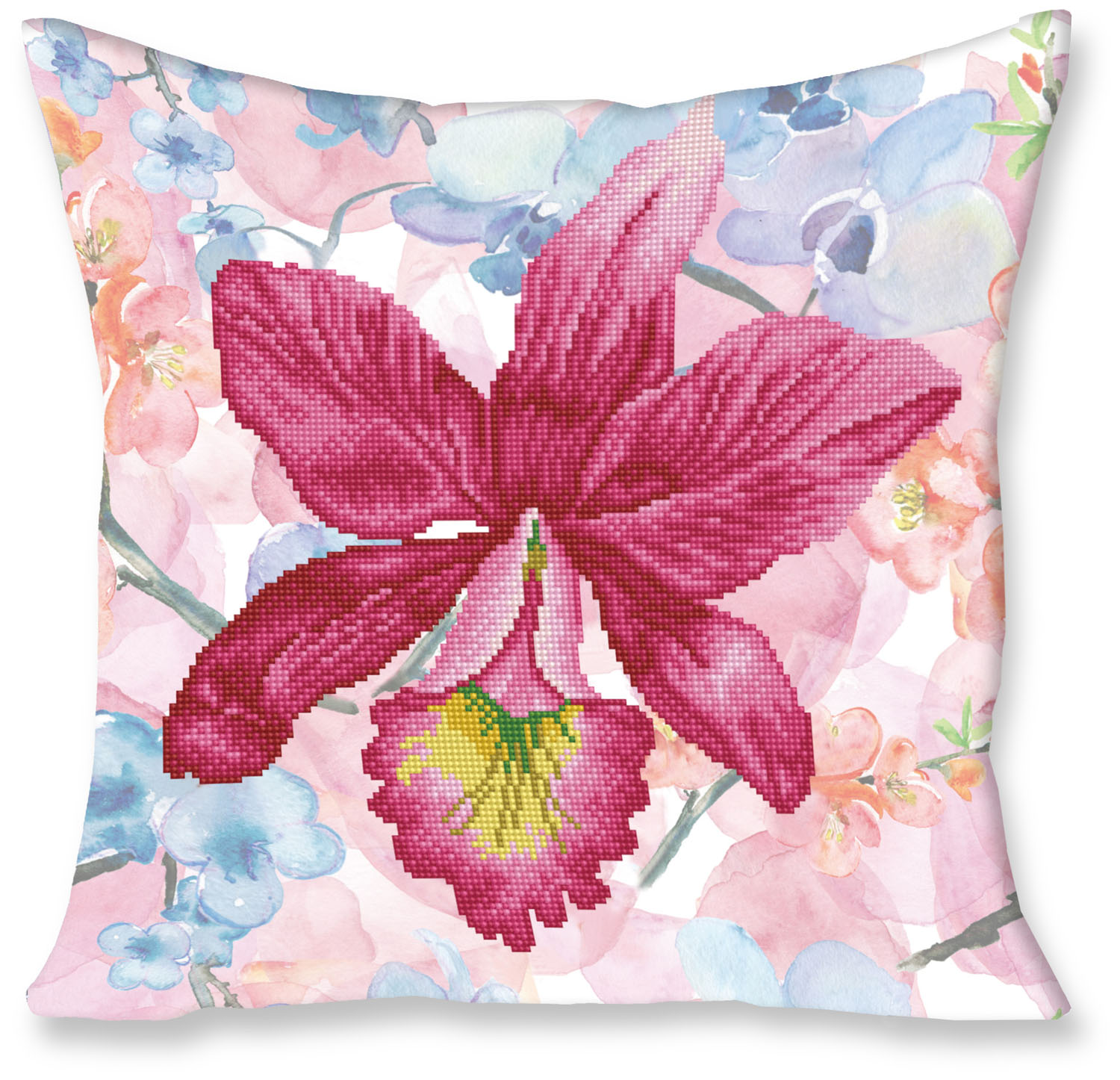 Diamond Dotz Pillow Kit Sparkle Garden Pink