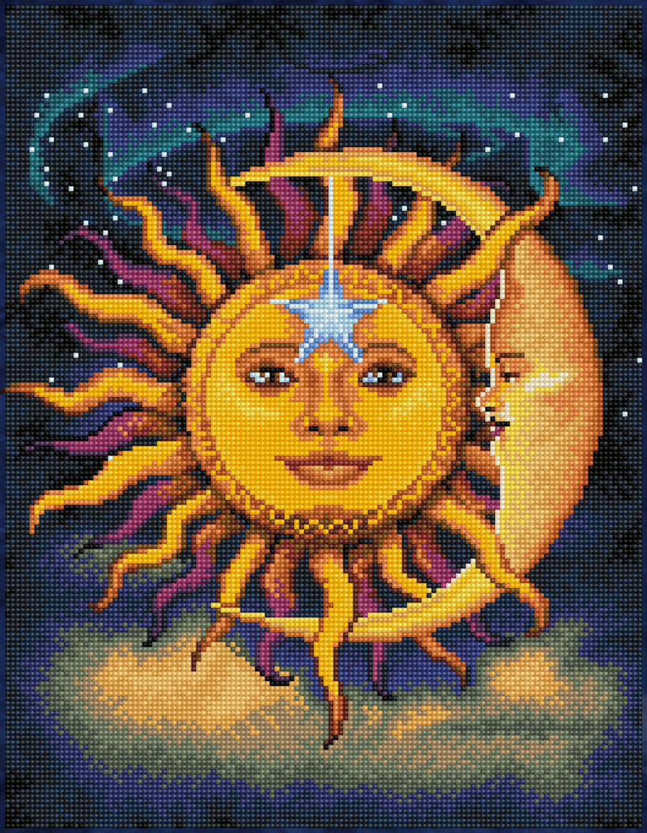 Sun & Moon (Τετραγωνα Diamonds)