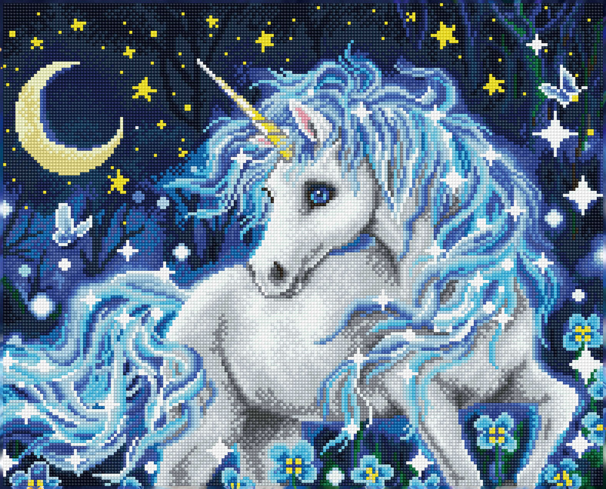 Moonlight Unicorn  (Τετραγωνα Diamonds)