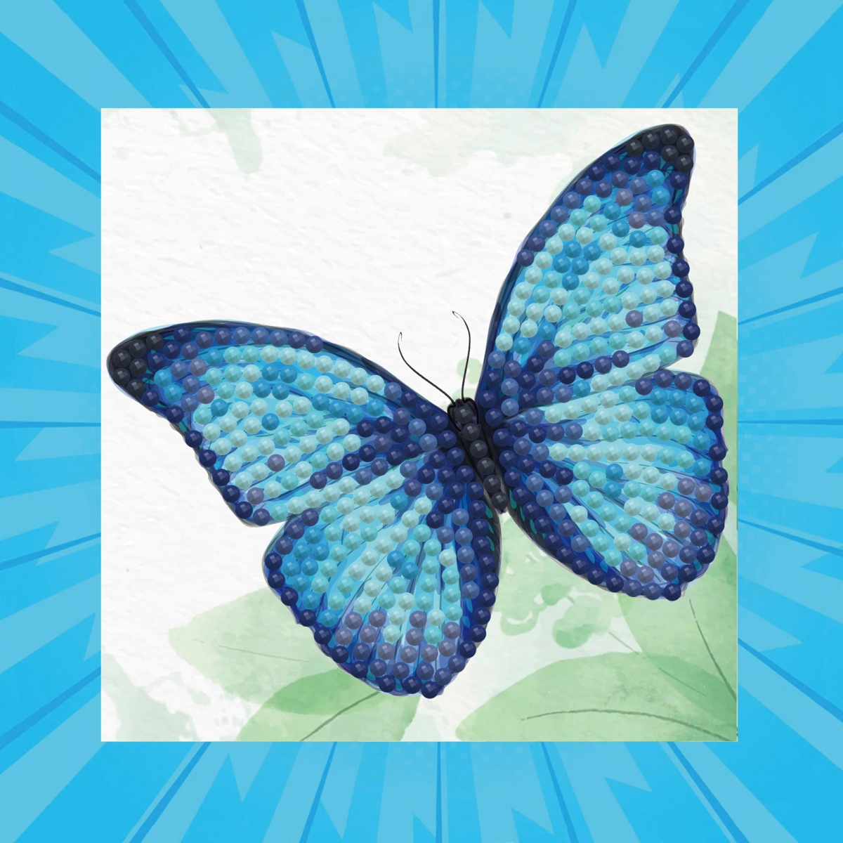 Blue Butterfly Standing Card