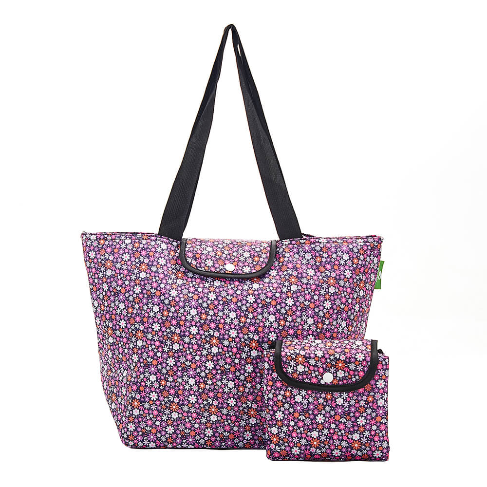 Purple Ditsy Large Cool Bag