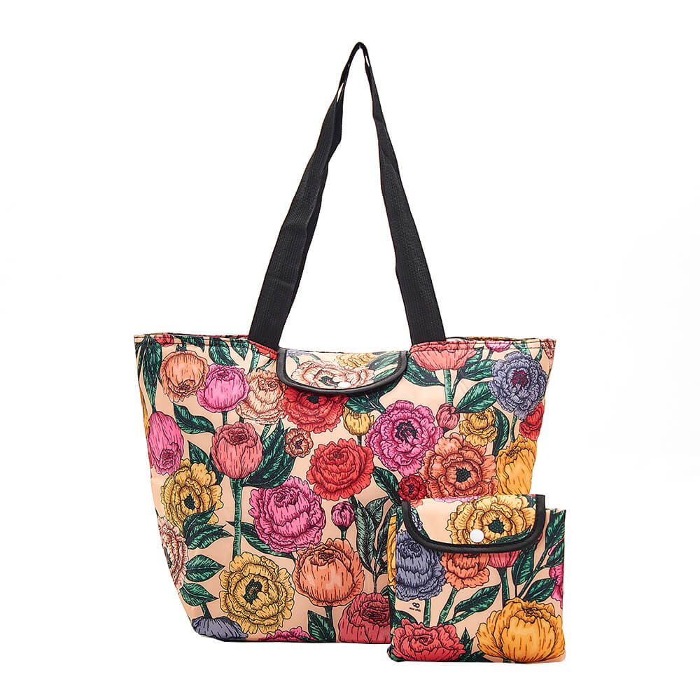 Beige Peonies Large Cool Bag