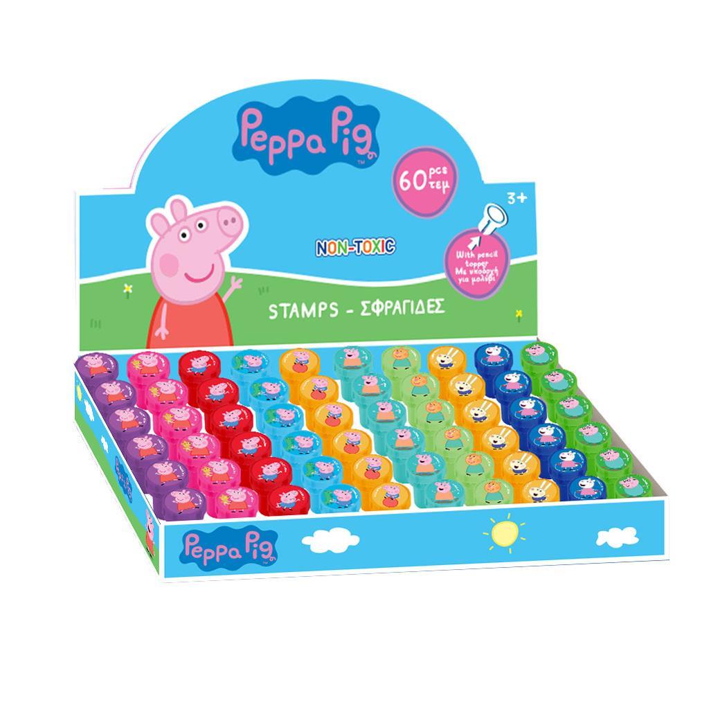 ΣΦΡΑΓΙΔΑ  PEPPA PIG 10 ΣΧΕΔΙΑ