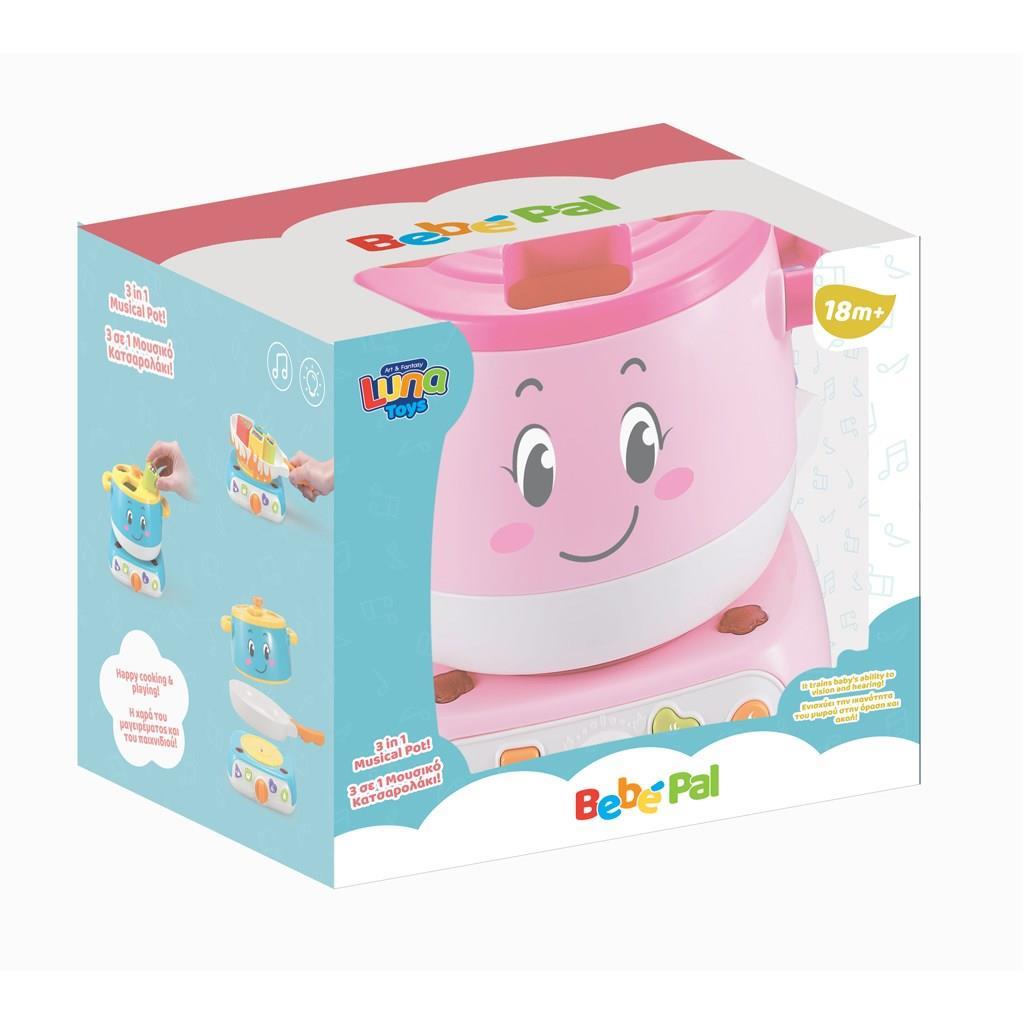 Κατσαρολάκι Luna Toys Ροζ με μουσική και φως 19