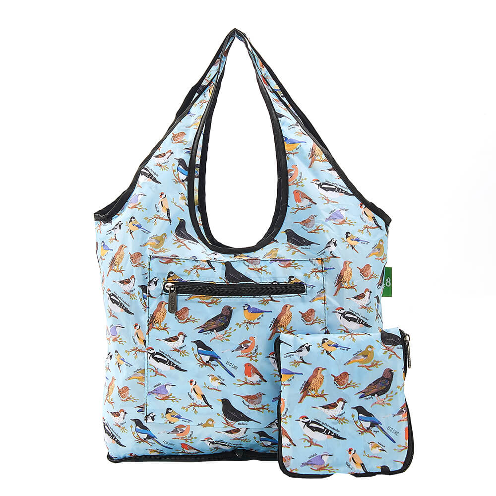 Blue Wild Birds Weekend Bag