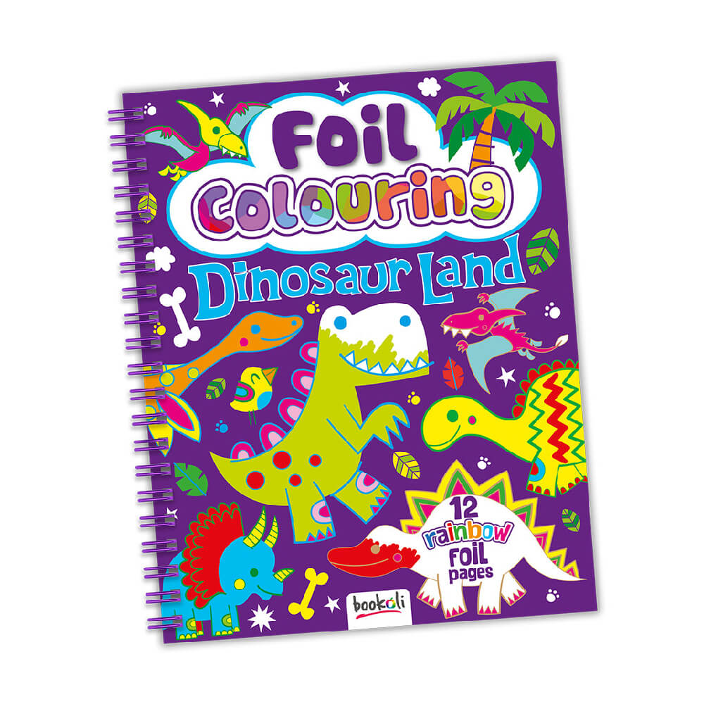 Foil Colouring: Dinosaur Land