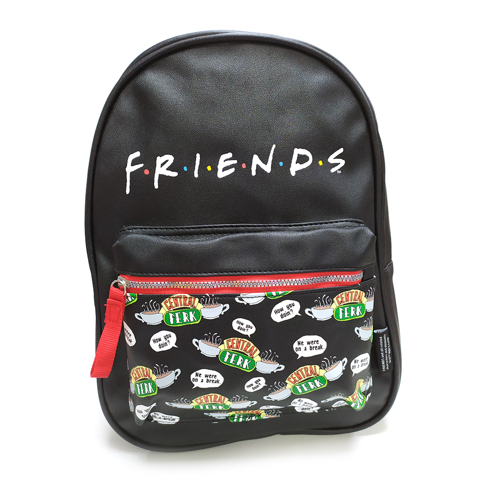 Friends PU Leather Backpack