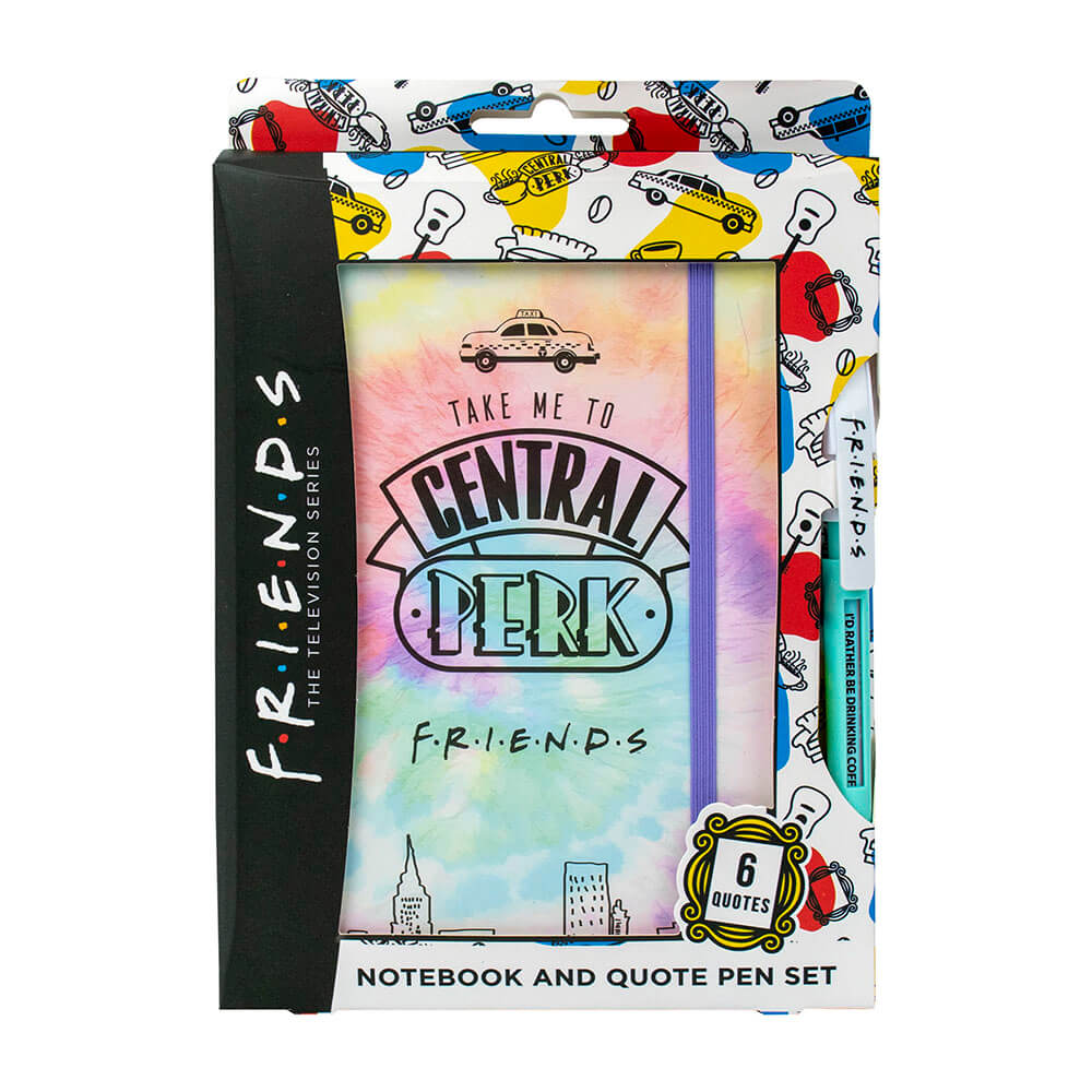 Friends Notebook & Pen Set - Tie Dye