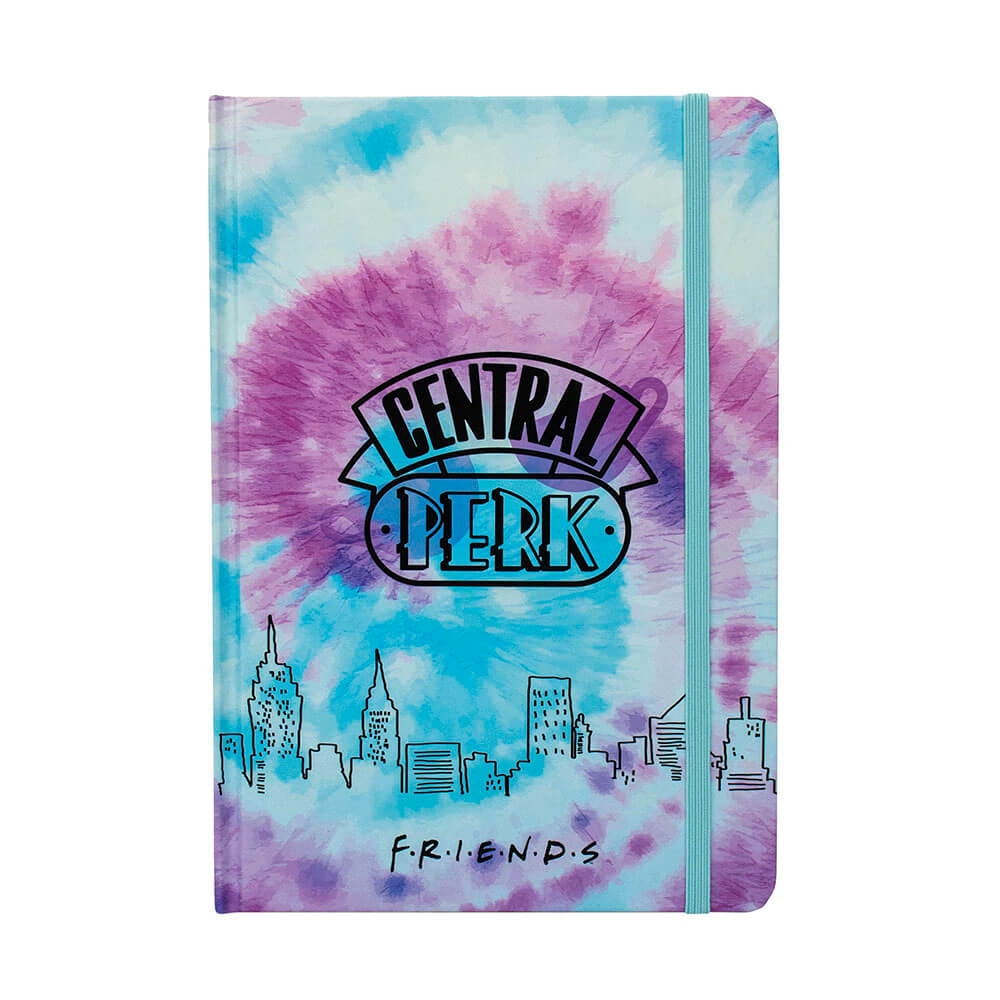 Friends A5 Casebound Notebook Purple Tie Dye