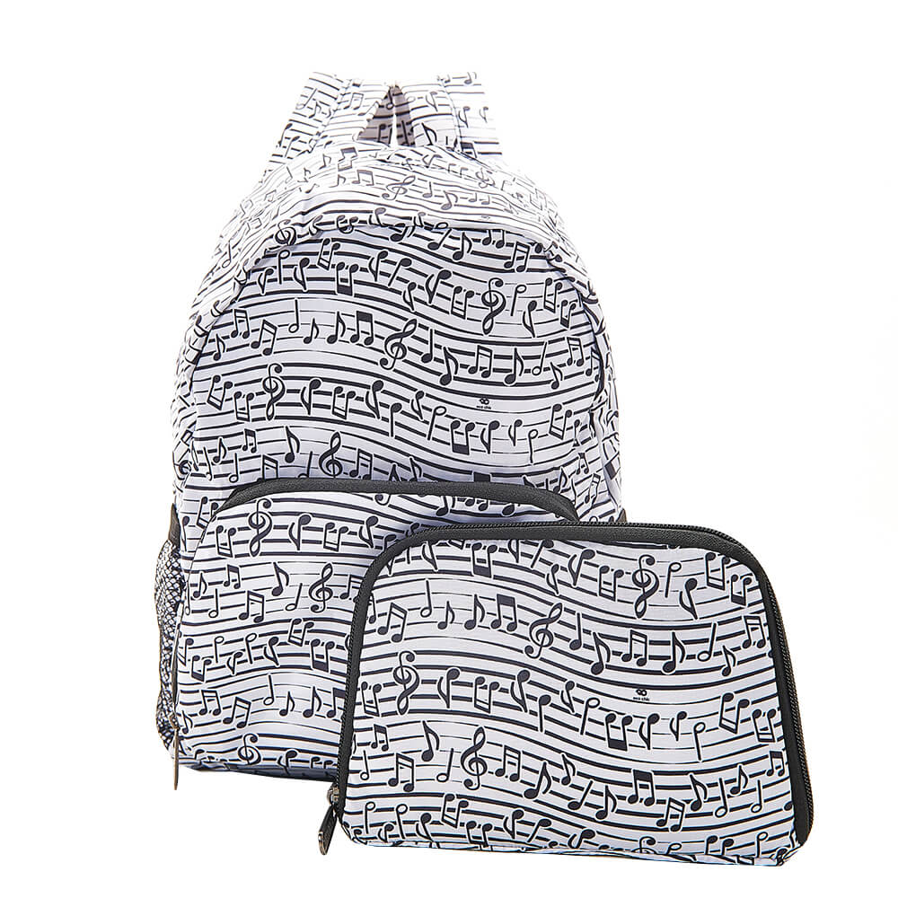 White Music Backpack Mini