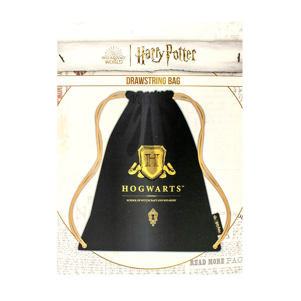 Harry Potter Draw String Bag - Hogwarts Shield