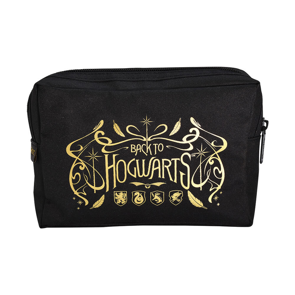 Harry Potter Pencil Case - Multi Pocket - Colourful Crest