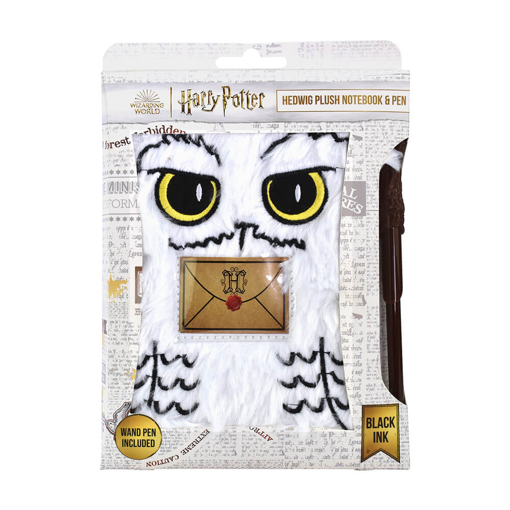 Harry Potter Notebook & Pen Set - Hedwig Plush