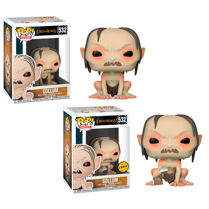 POP figure Lord of the Rings Gollum 5 + 1 Chase