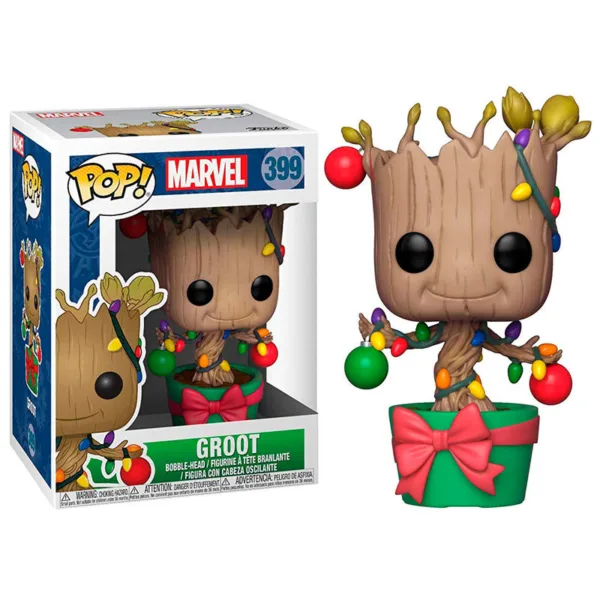 POP figure Marvel Holiday Groot with Lights & Ornaments