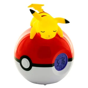 Pokemon Pikachu Pokeball lamp alarm clock