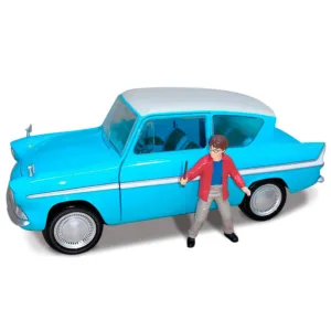 Harry Potter Ford Anglia car + Harry Potter figure set