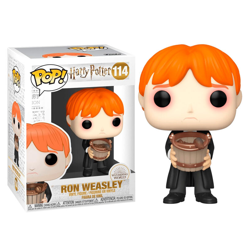 POP figure Harry Potter Ron Puking Slugs with Bucket