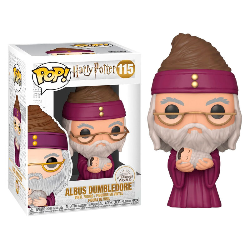 POP figure Harry Potter Dumbledore with Baby Harry