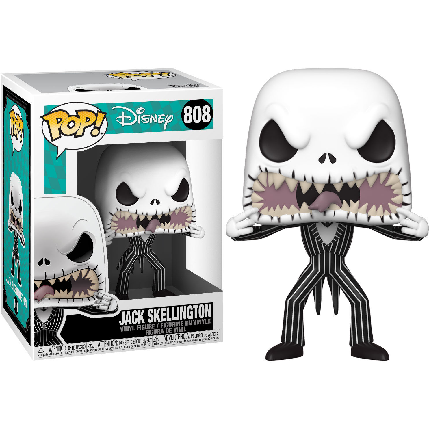 POP figure Disney Nightmare Before Christmas Jack Scary Face