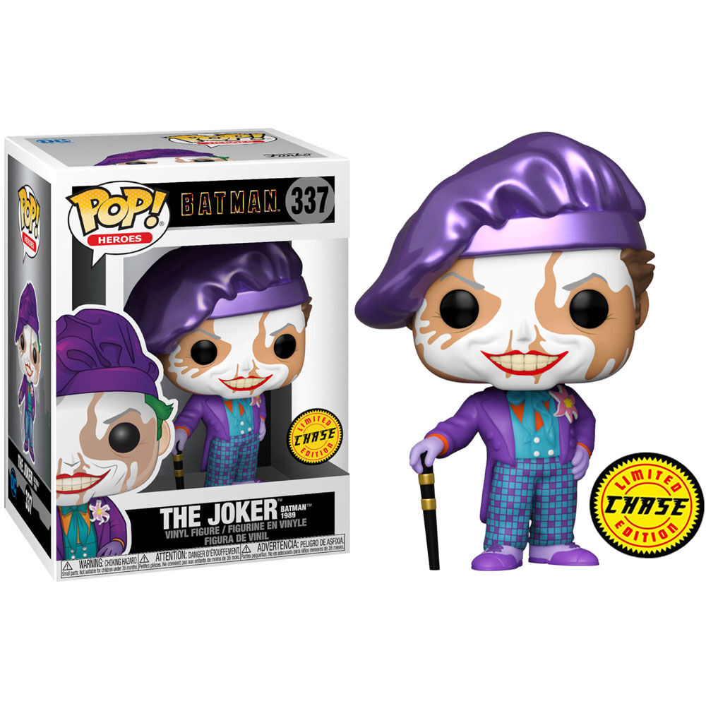 POP figure  DC Comics Batman 1989 Joker with Hat Chase