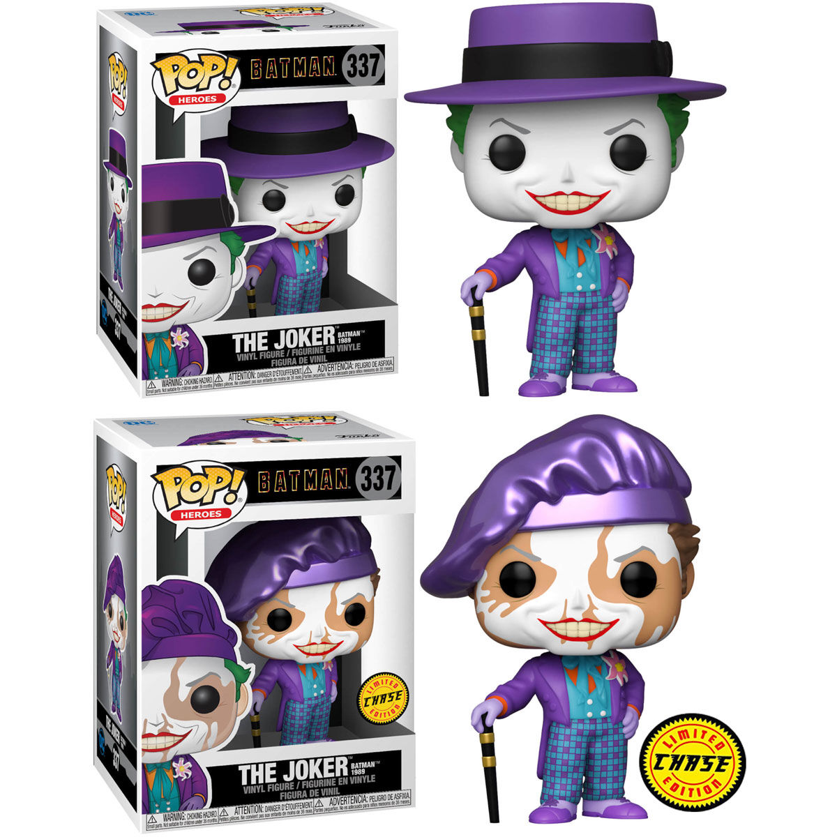 POP figure DC Comics Batman 1989 Joker with Hat 5 + 1 Chase