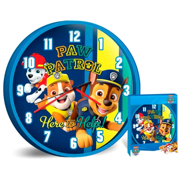 Paw Patrol wall clock