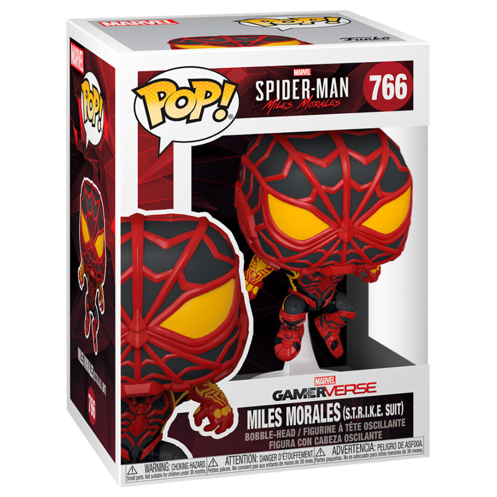 POP figure Marvel Spiderman Miles Morales S.T.R.I.K.E. Suit