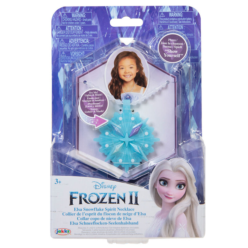 Disney Frozen 2 Elsa snowflake spirit necklace