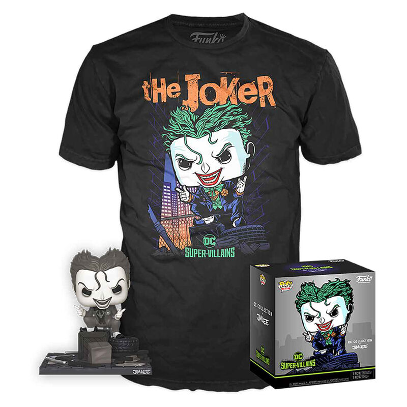 Set POP figure & Tee DC Comics Jim Lee Joker