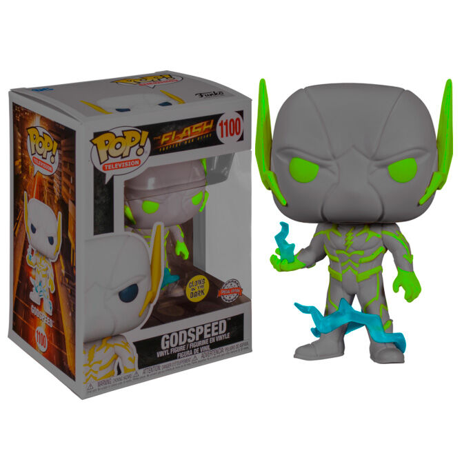 POP figure DC Comics The Flash Godspeed Glow in the Dark Exclusive