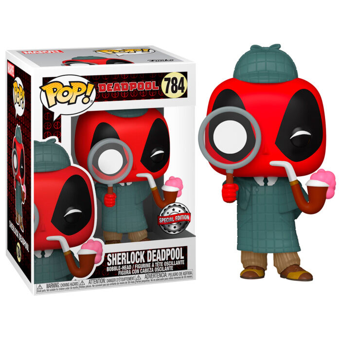 POP figure Marvel Deadpool 30th Sherlock Deadpool Exclusive