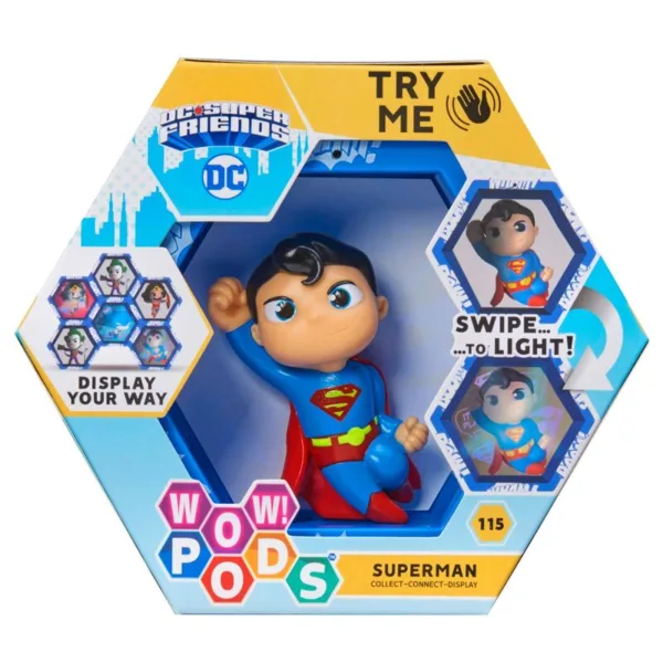 WOW! POD DC Comics Superman led figure