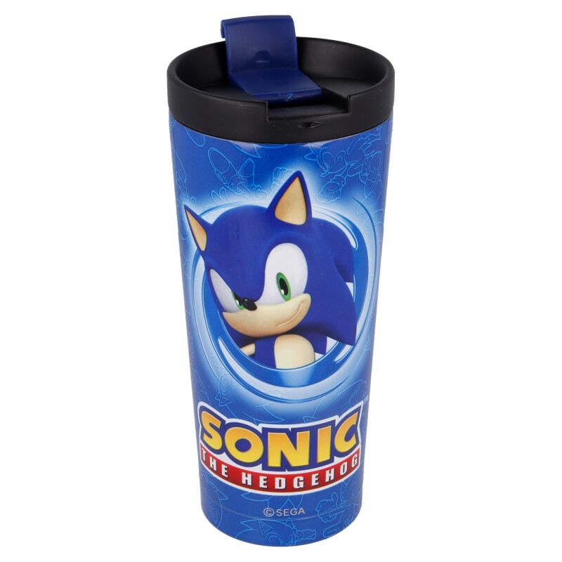 Sonic The Hedgehog stainless steel coffee tumbler 425ml